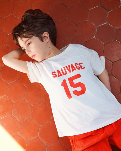 T-shirt coton bio N°15 crème