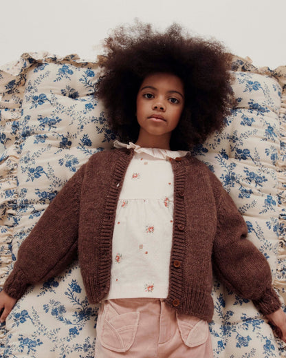 Cardigan - Ultra doux châtaigne