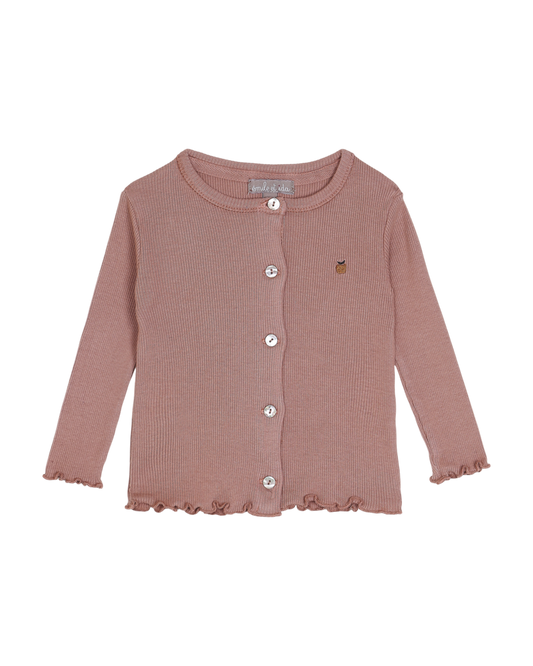 Cardigan coton bio terre