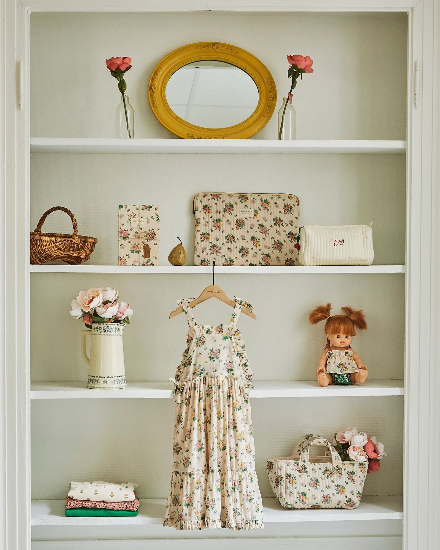 Robe longue printemps rose