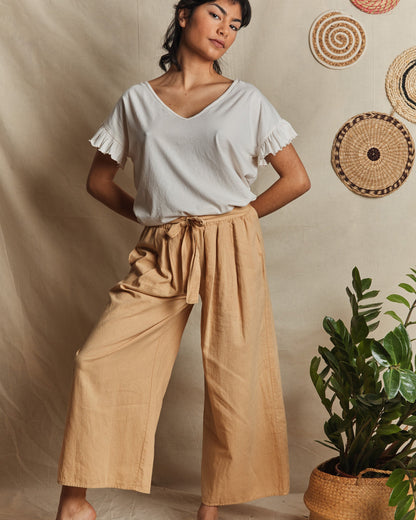 Tee-shirt coton bio écru