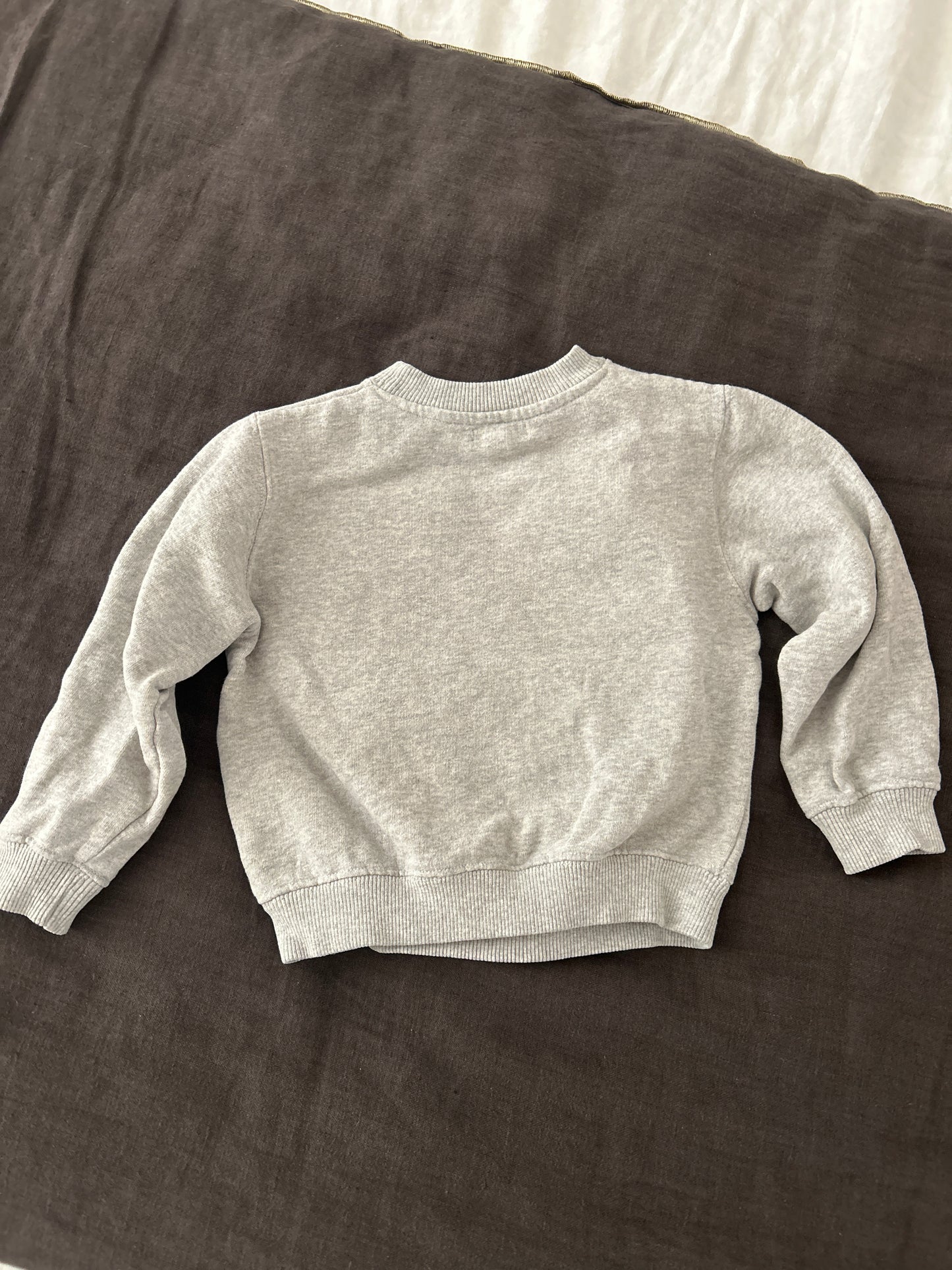 Sweat gris 3 ans