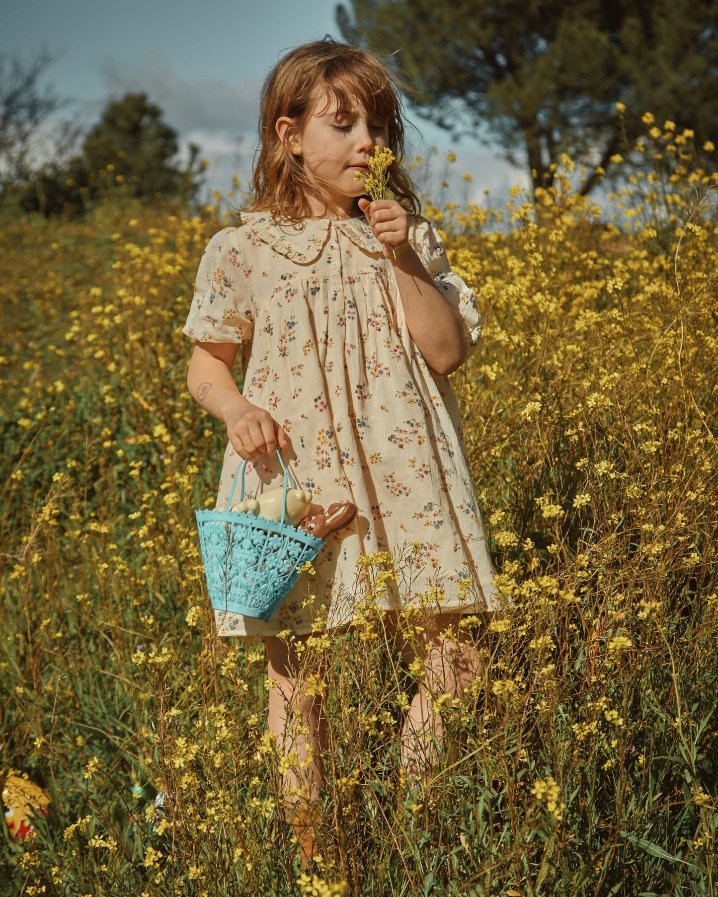 Robe à fleurs achillea