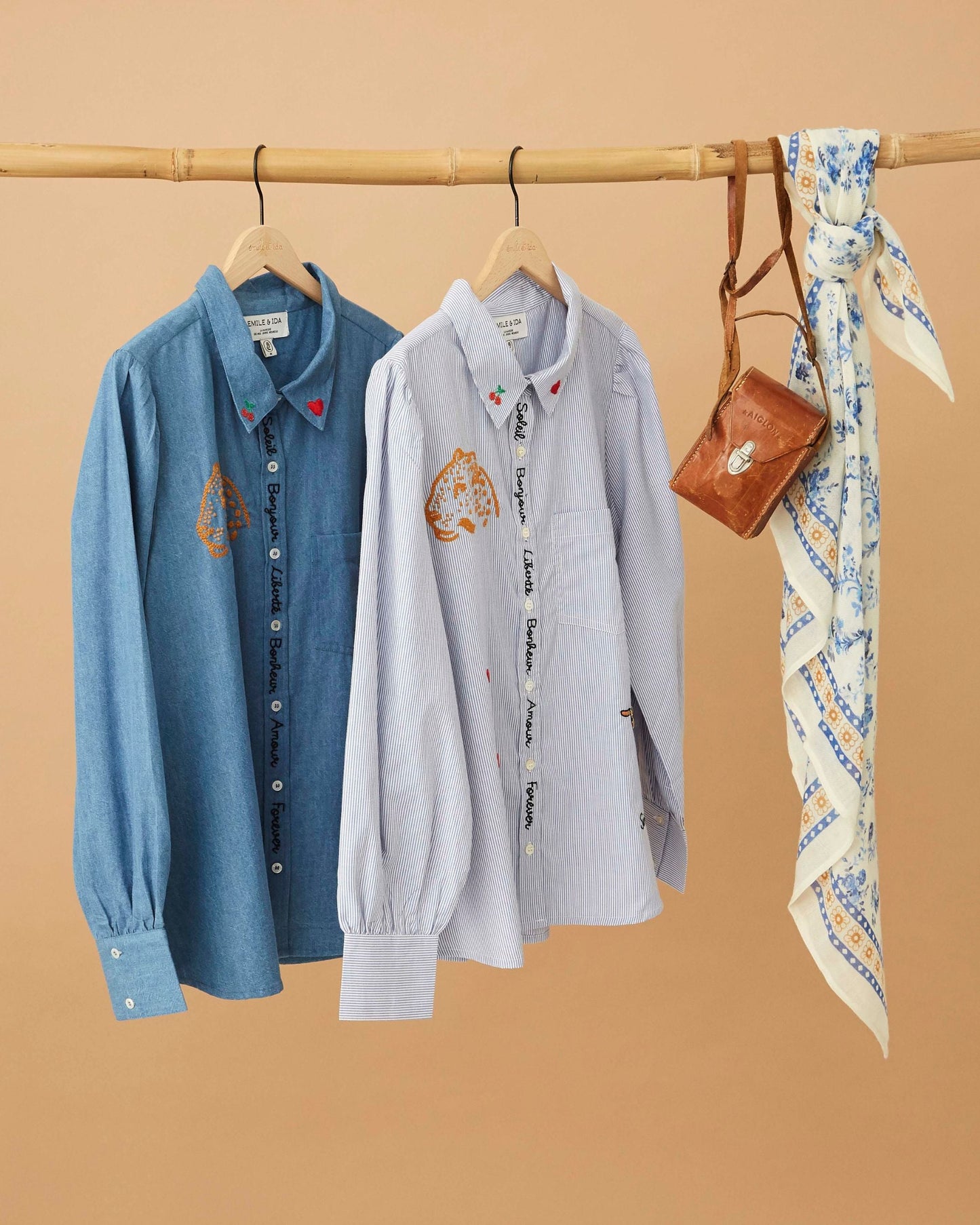 Chemise - 15 ans rayures bleues