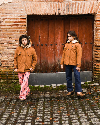Parka chat caramel