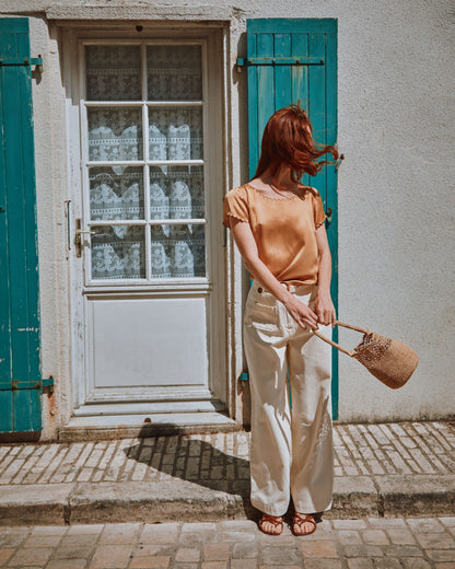 Blouse viscose Eco Véro® miel