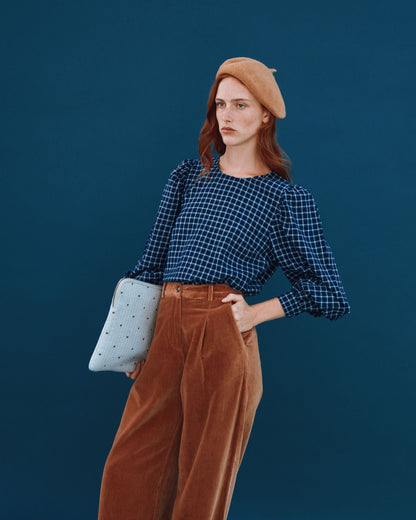 Pantalon - Velours caramel
