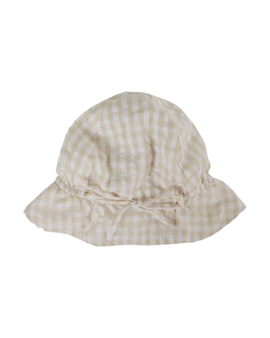 Chapeau seersucker beige