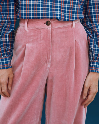 Pantalon - Velours rose