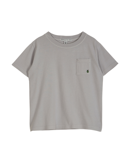T-shirt coton bio gris