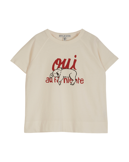 T-shirt koala blanc