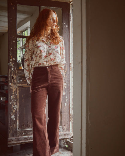 Chemise orchid écru