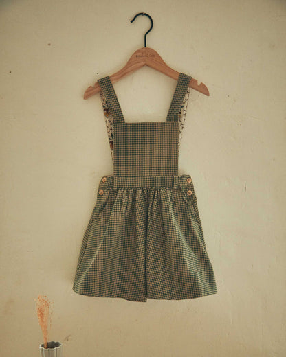 Robe salopette denise vert
