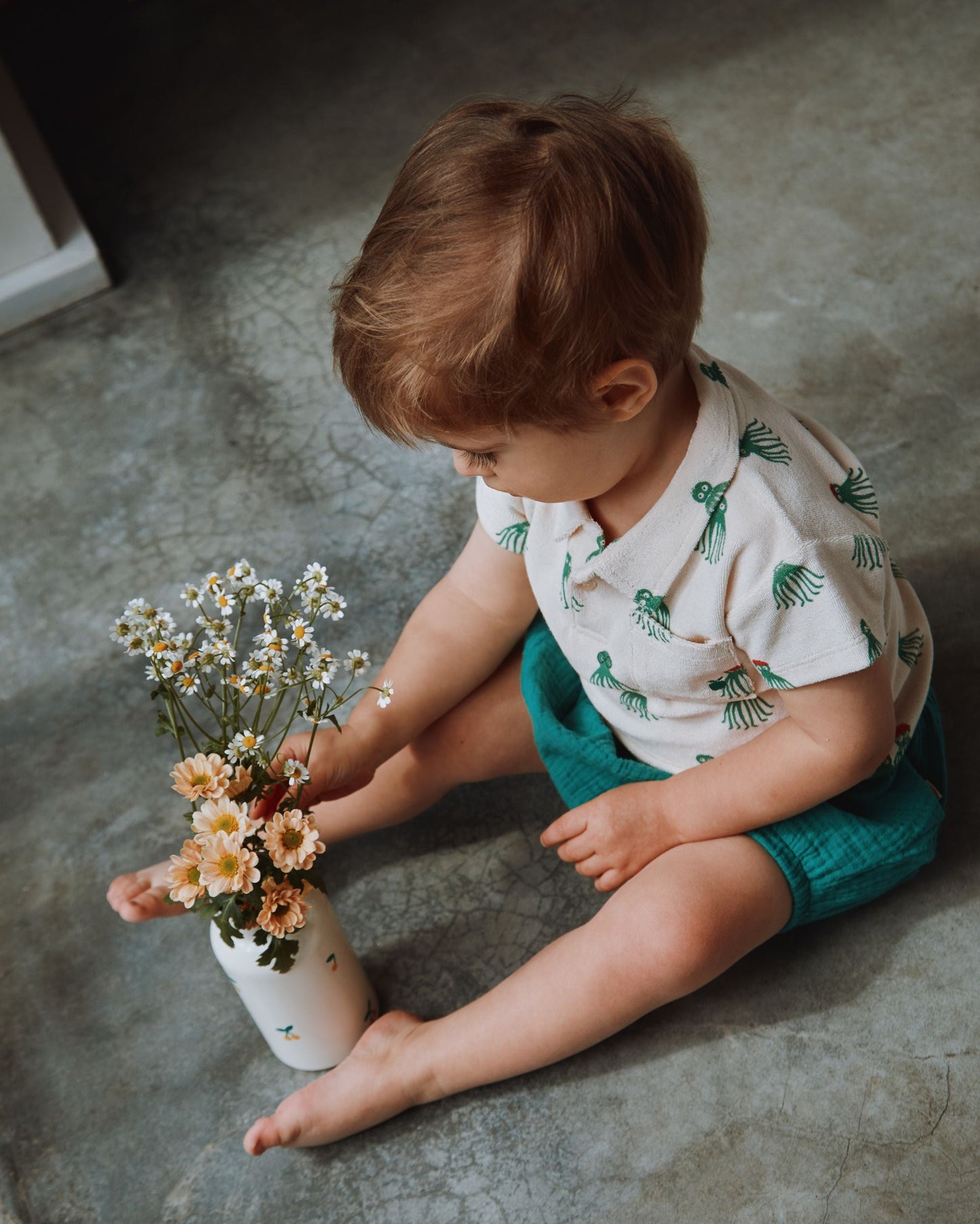 Bloomer gaze de coton haricot