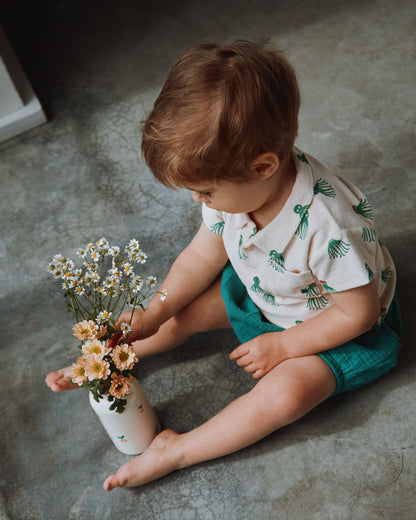 Bloomer gaze de coton haricot