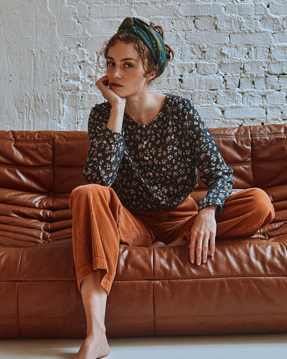 Blouse champêtre noir