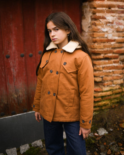 Parka chat caramel