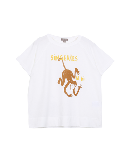 T-shirt singeries écru