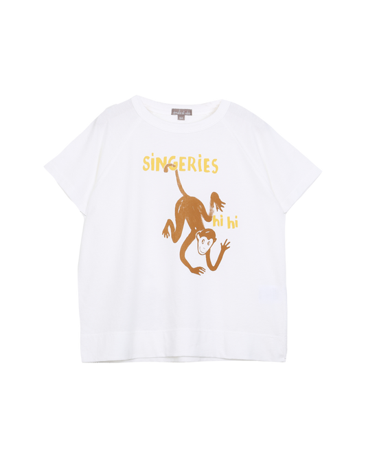 T-shirt singeries écru