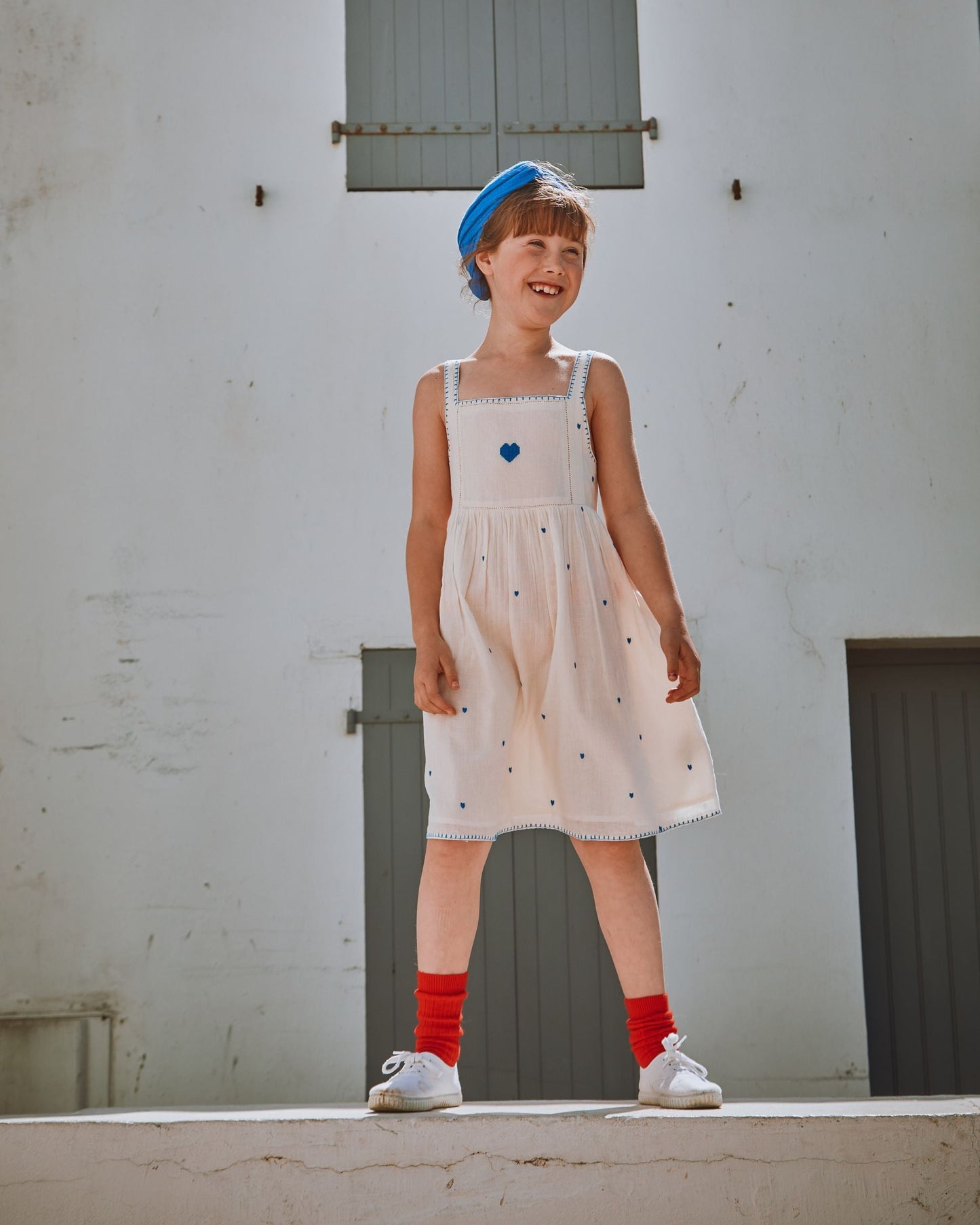 Robe broderie coeur chantilly