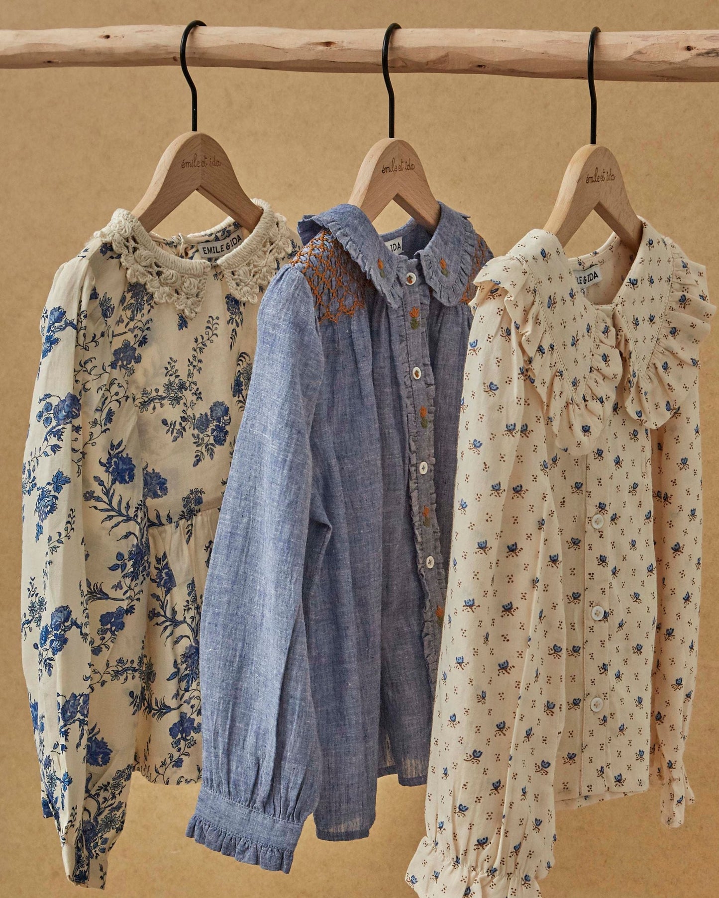 Blouse - Smockée chambray
