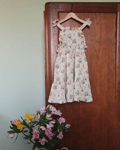 Robe longue printemps rose