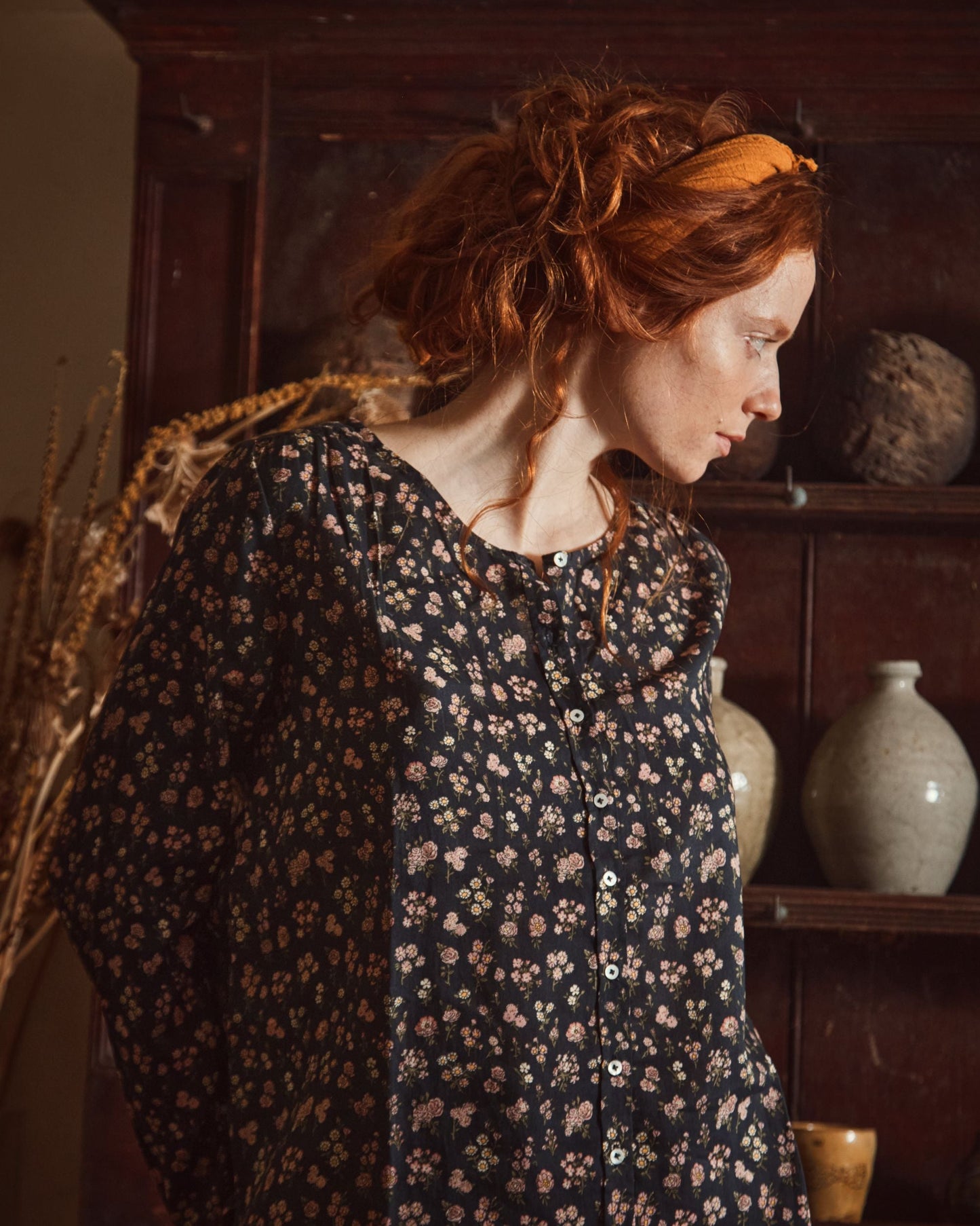 Blouse champêtre noir