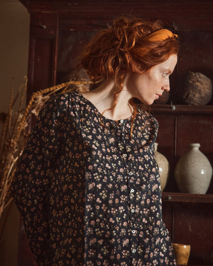 Blouse champêtre noir