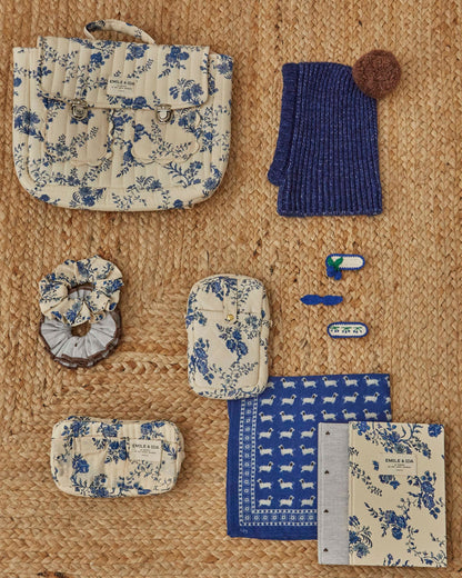 Cagoule - Pompom bleu