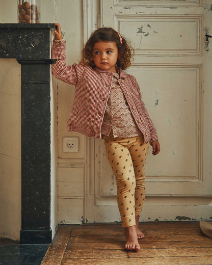 Legging jonquille coton bio biscotte