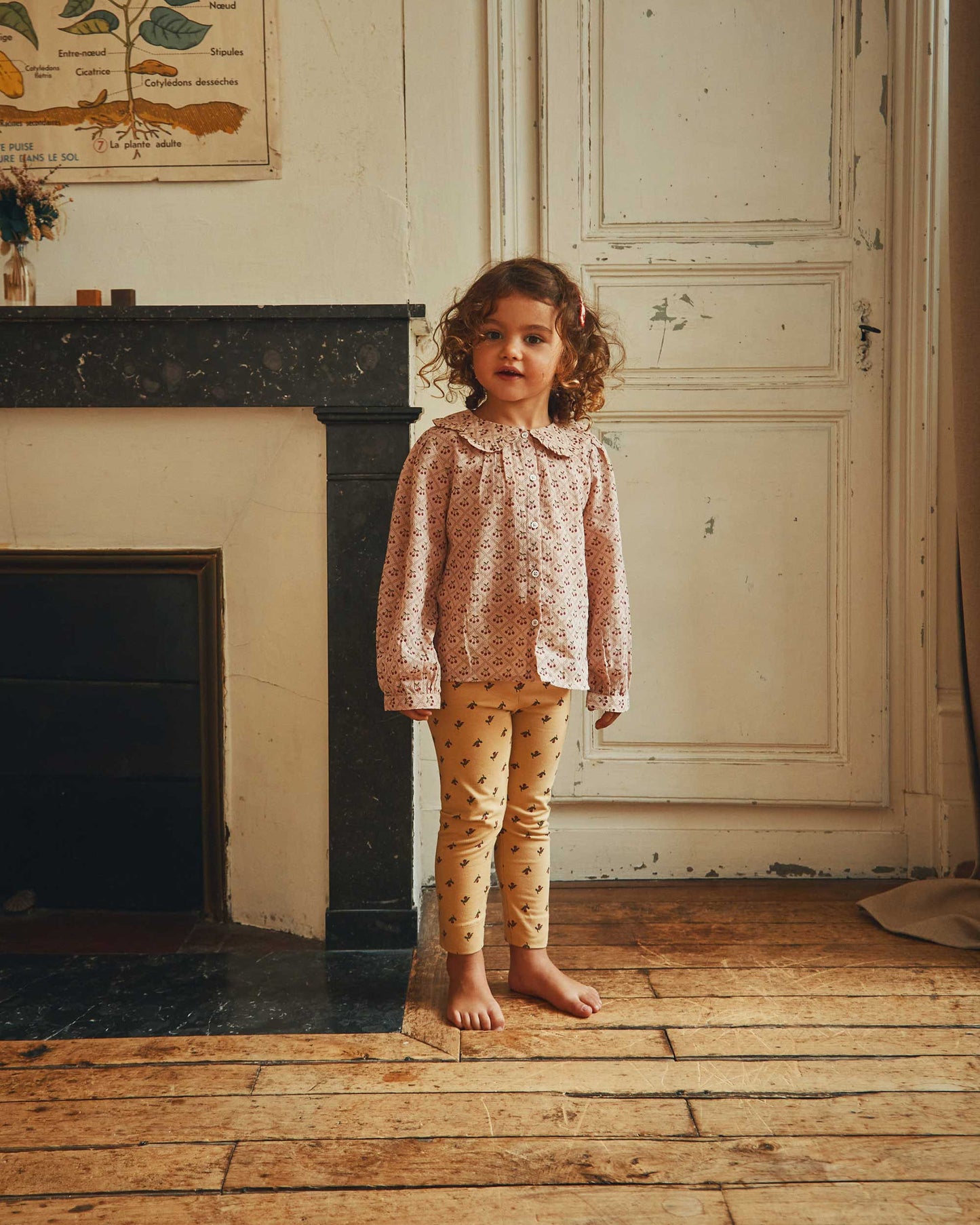 Legging jonquille coton bio biscotte