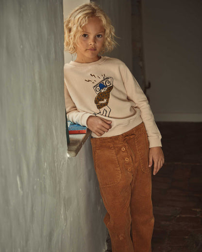 Pantalon velours caramel