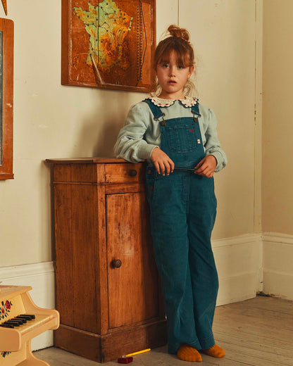 Salopette denim bleu