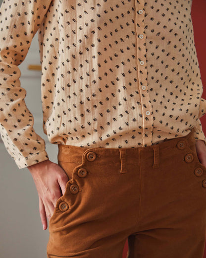 Blouse chardon beige
