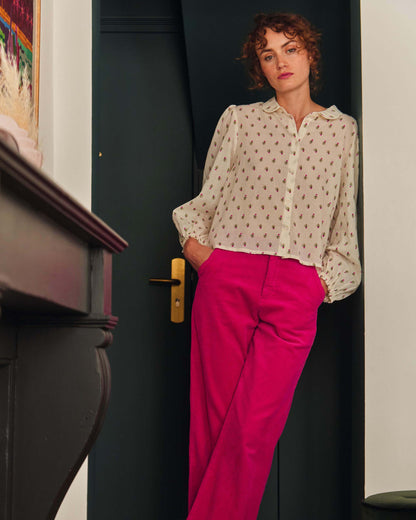 Blouse femme Lily écru
