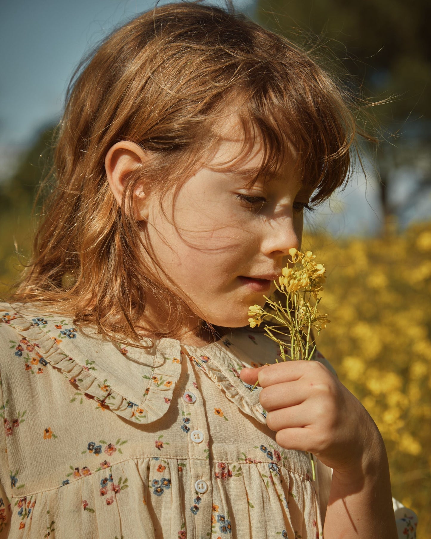 Robe à fleurs achillea