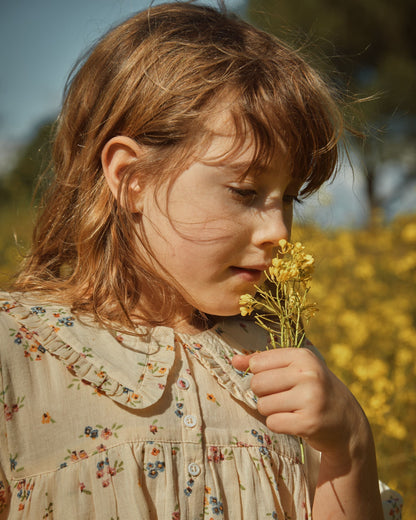 Robe à fleurs achillea