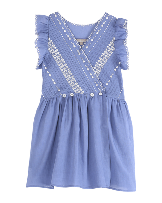Robe vintage bleu