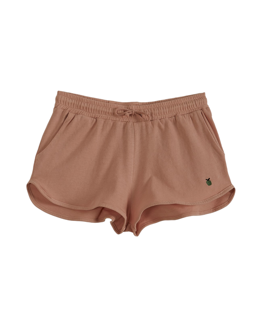 Short coton bio pivoine
