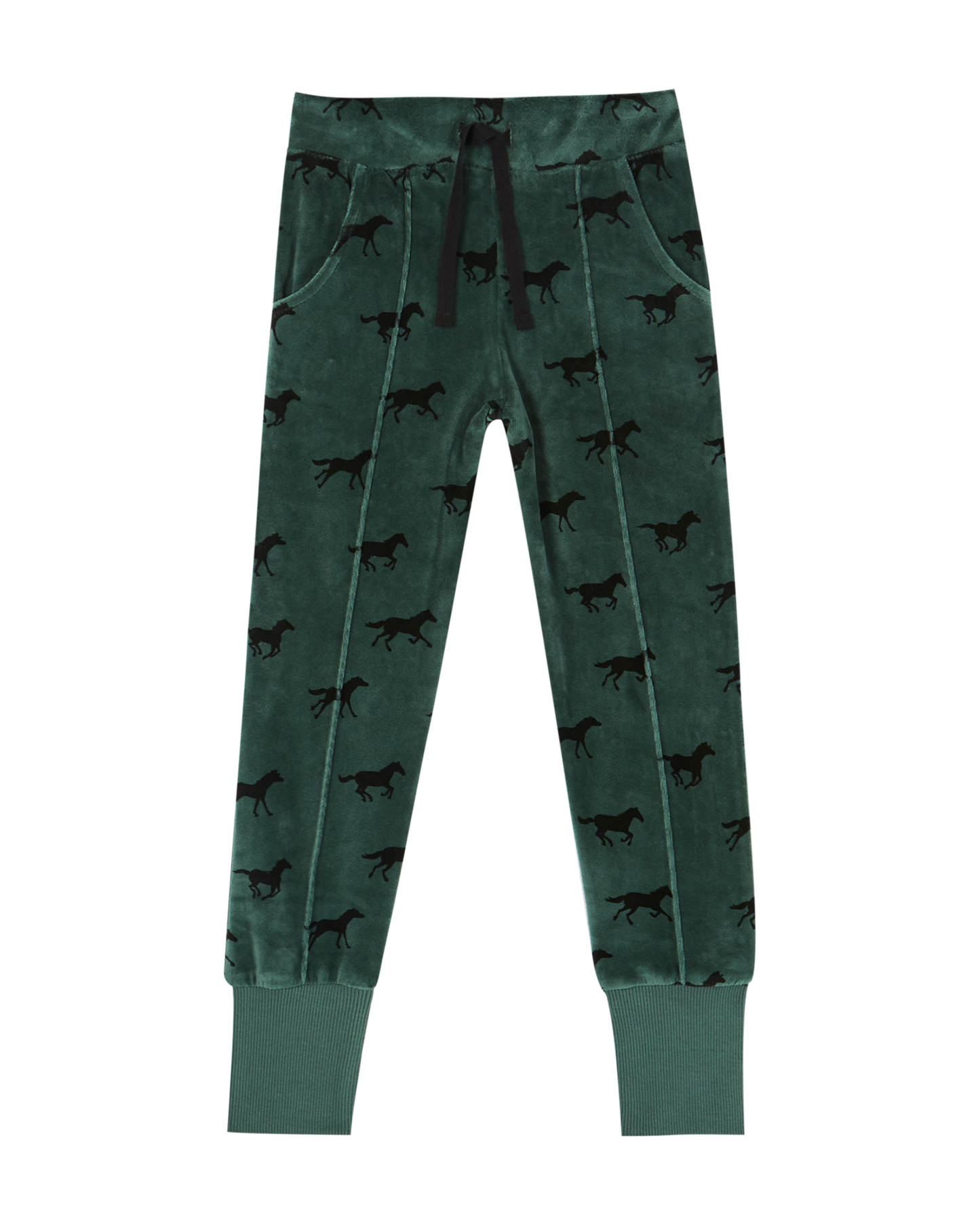 Pantalon éponge velours cèdre cheval