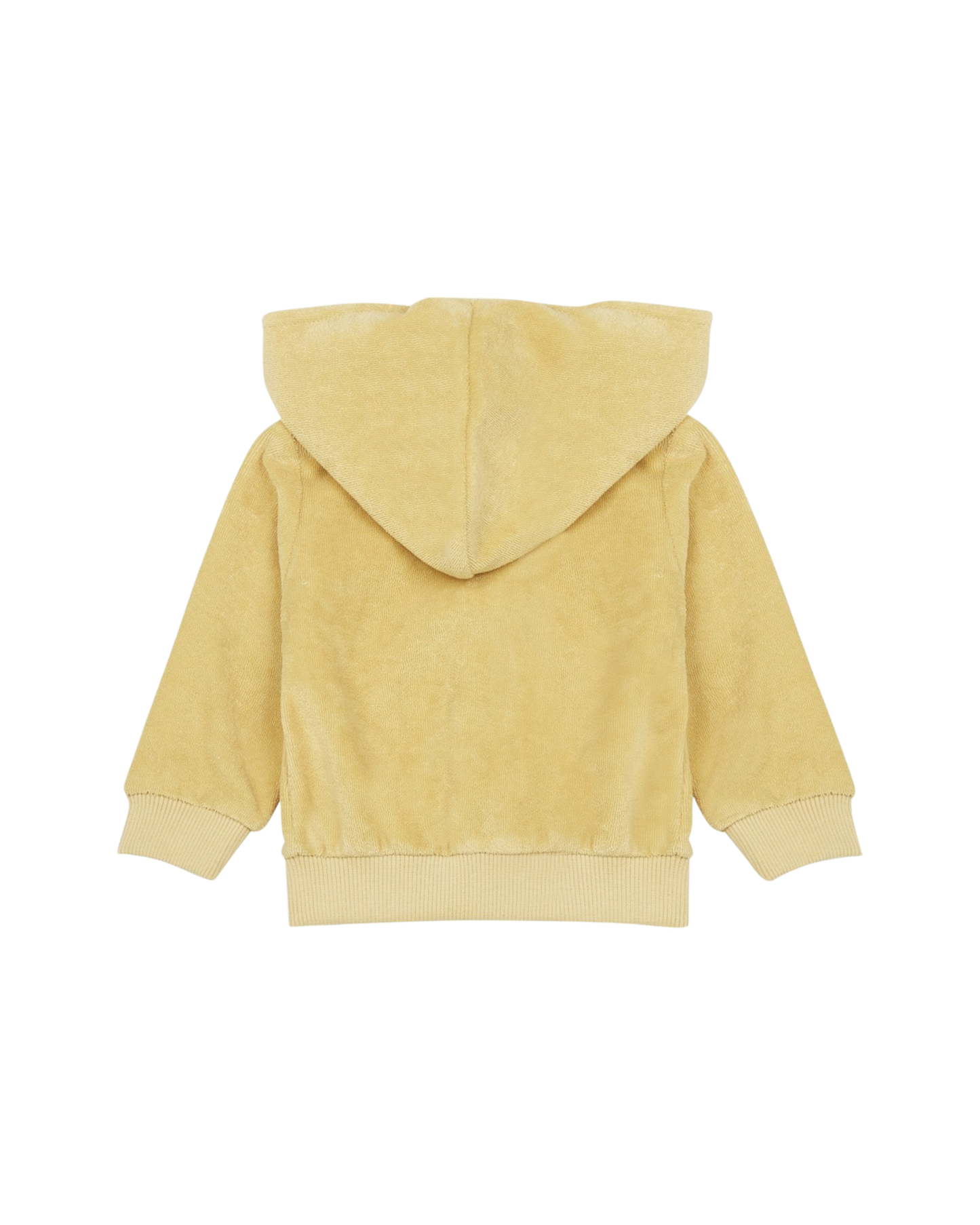 Sweat zippé éponge vanille