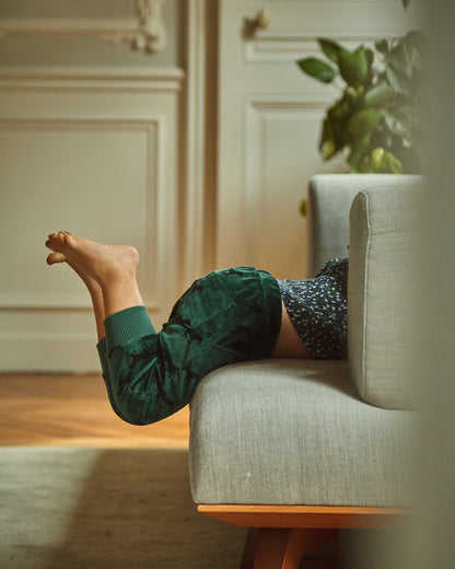 Pantalon éponge velours cèdre cheval