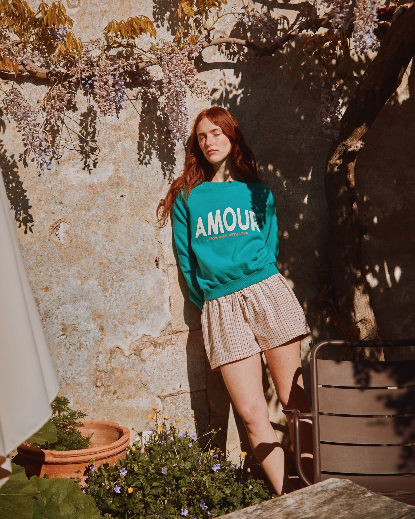 Sweat amour coton bio haricot
