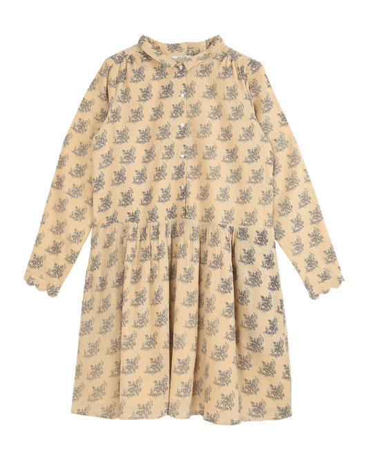 Robe fleurie crépon jaipur