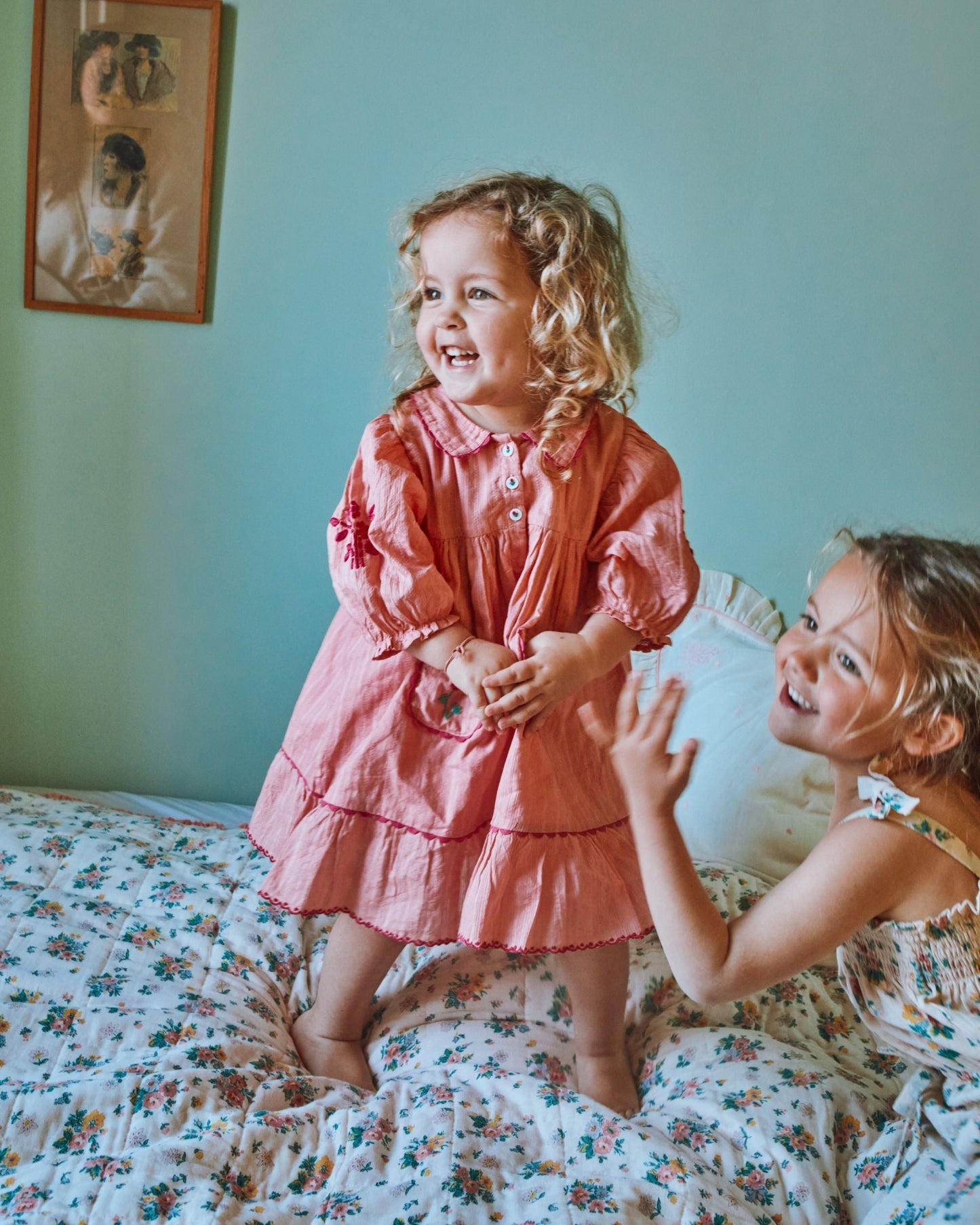 Robe brodée festonnée blossom