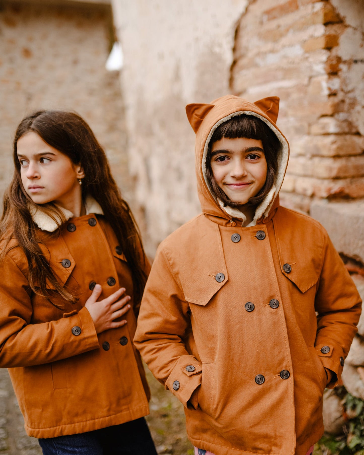 Parka chat caramel