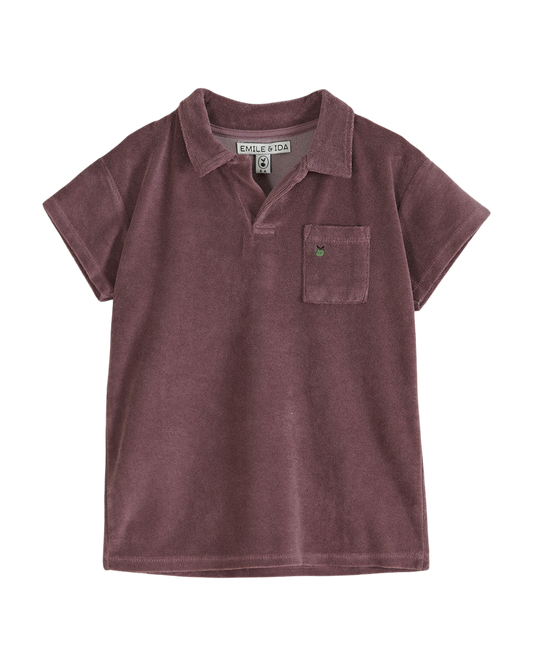Polo éponge violet