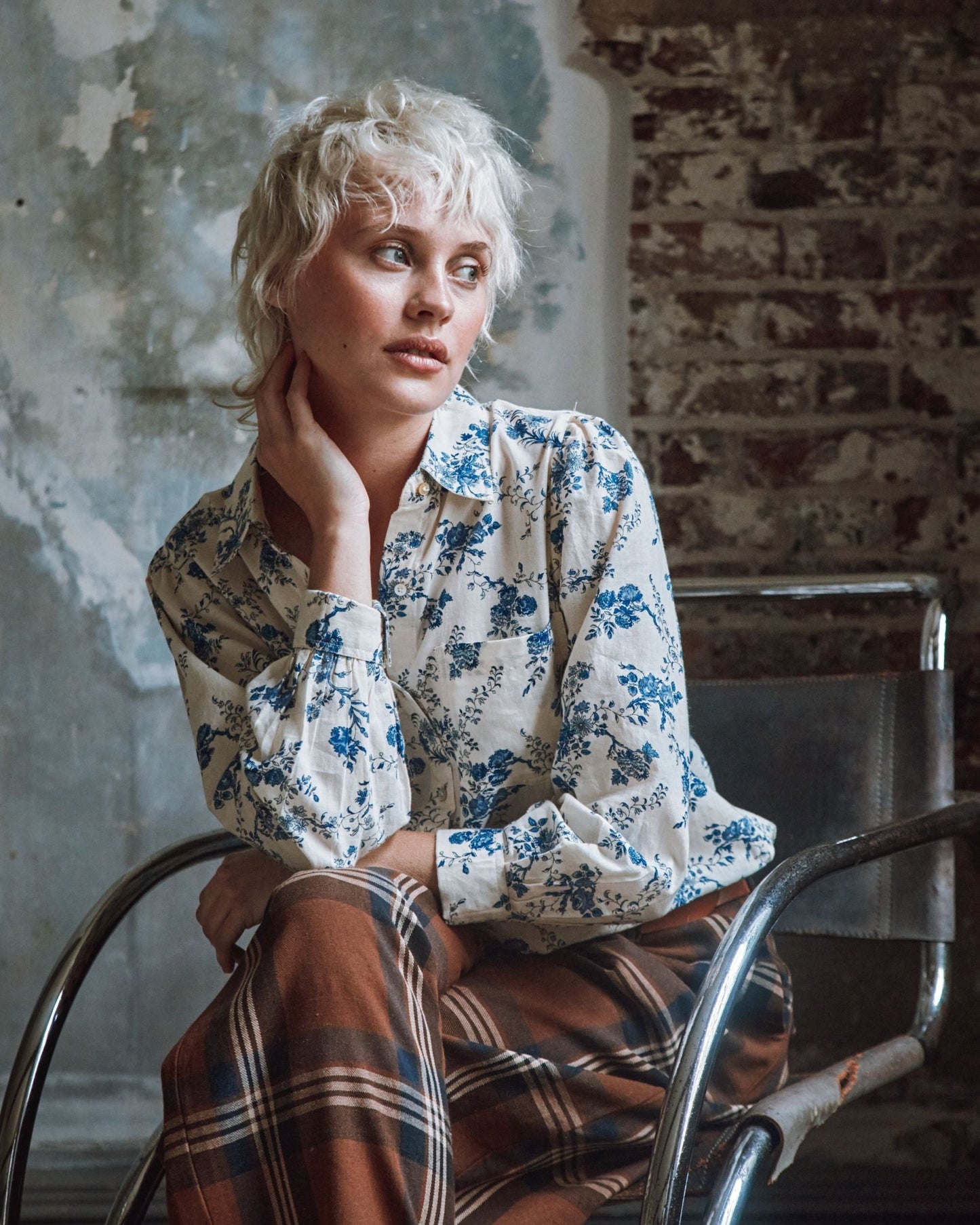 Chemise - Orchid bleu