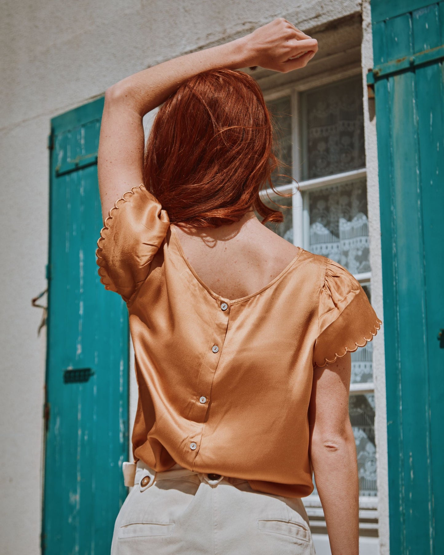 Blouse viscose Eco Véro® miel