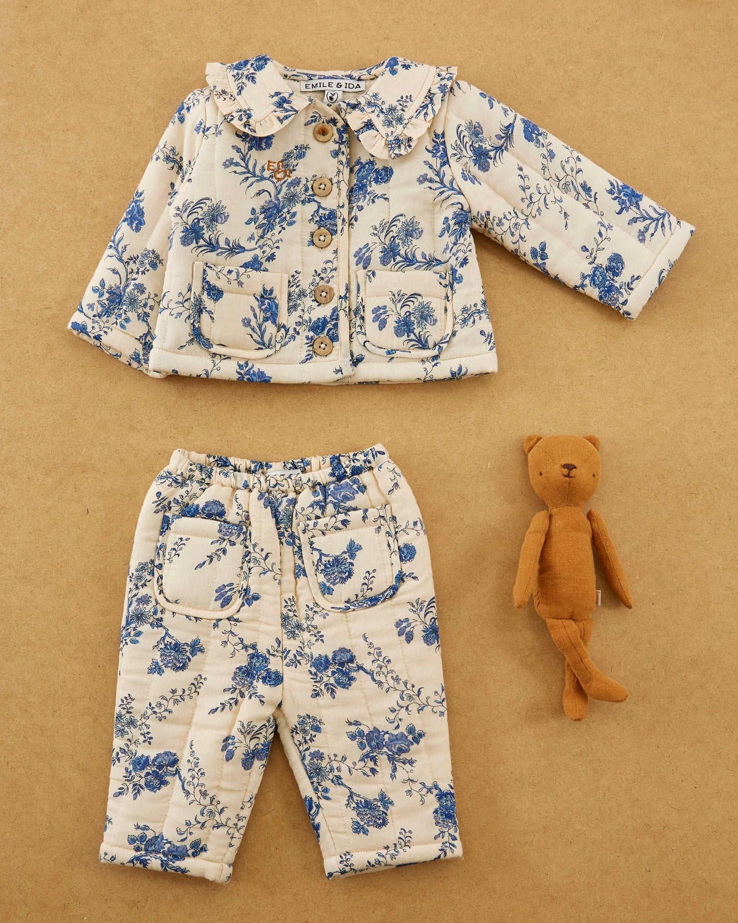 Veste - Matelassé orchid bleu